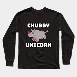 Chubby Unicorn Long Sleeve T-Shirt